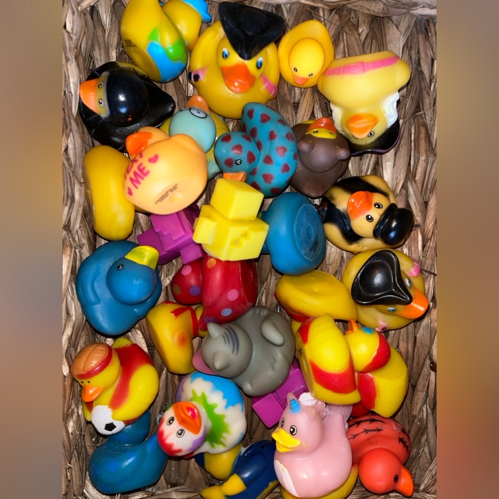 Colorful Rubber Duck Toy Set